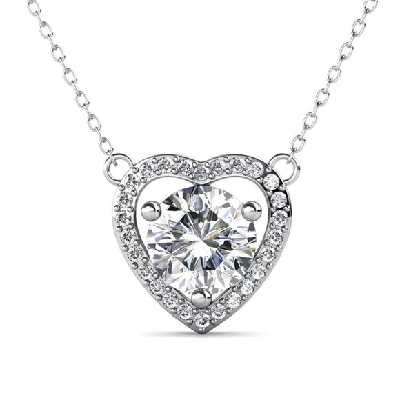 Certified 1ct. t.w. Diamond Heart Frame Pendant Necklace - Picture 3 of 16